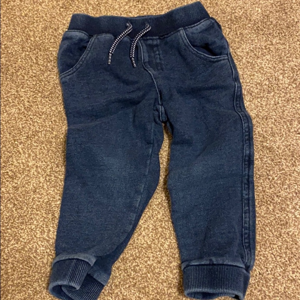 Denim look sweatpant